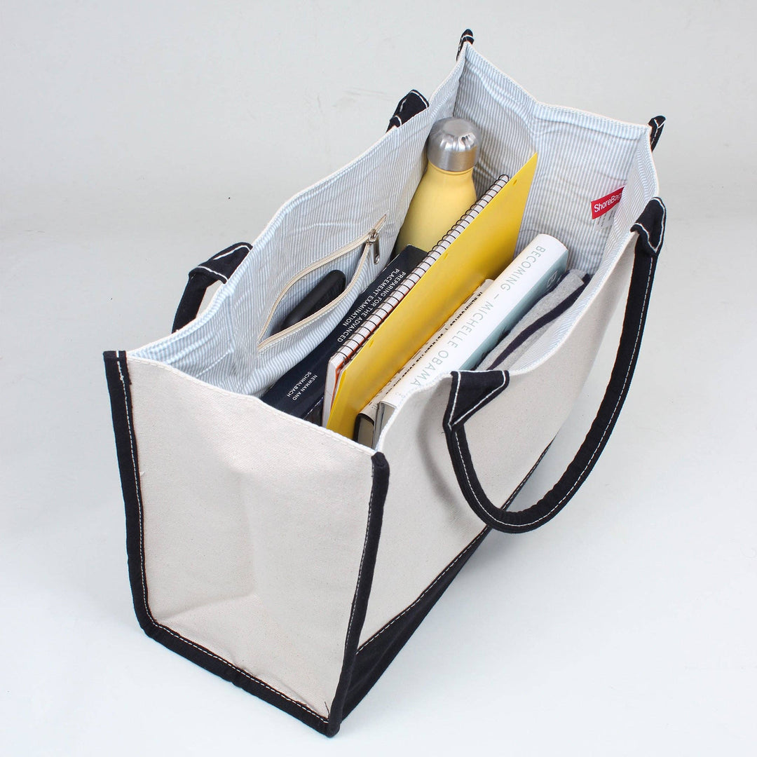 Deluxe Market Tote Customizable Lined - No Patch