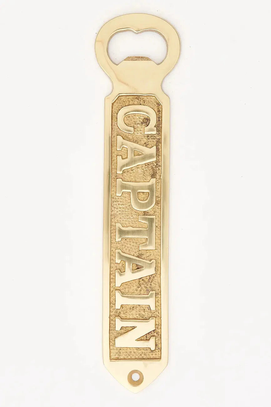 Captain Bottle Opener Brass