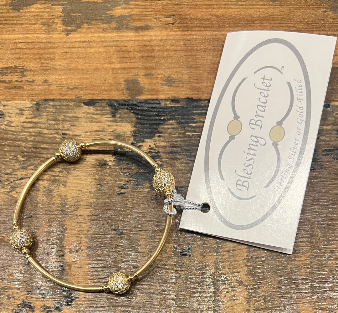 Blessing Bracelet Gold Pave G.PVB8