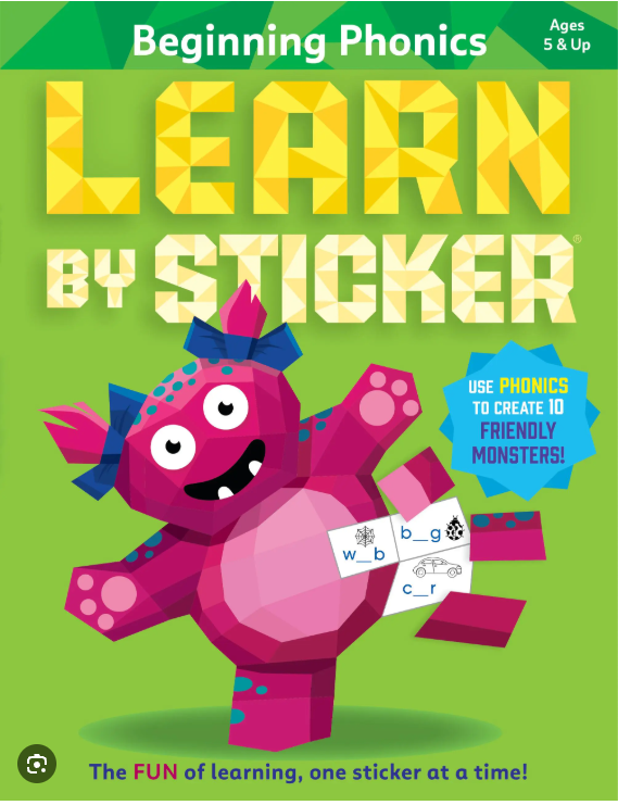 Learn by Sticker Beginning Phonics