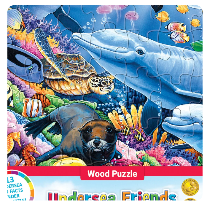 Undersea Friends Wood Puzzle 48pc.