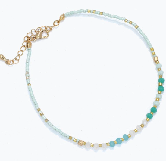 Periwinkle Anklets