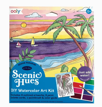 Scenic Hues DIY Watercolor Art Kit