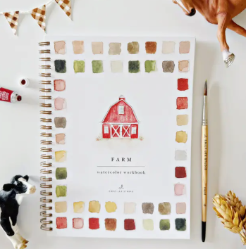 Farm Watercolor Book