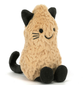 Amuseable Peanut Cat Outfit by Jellycat