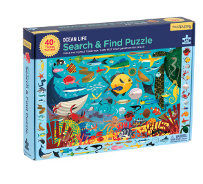 Search and Find Ocean Life 64pc. Puzzle by Mudpuppy