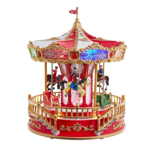 Lighted Musical Carousel 11.1"
