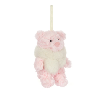 Leola Bear Winter Warmer Ornament by Jellycat