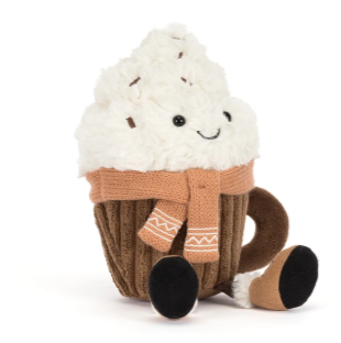 Amuseable Scarffles Hot Chocolate by Jellycat