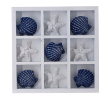 Starfish and Seashell Tic Tac Toe 7"