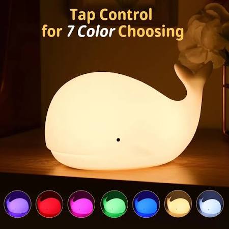 Batela Whale Night Light Touch Lamp