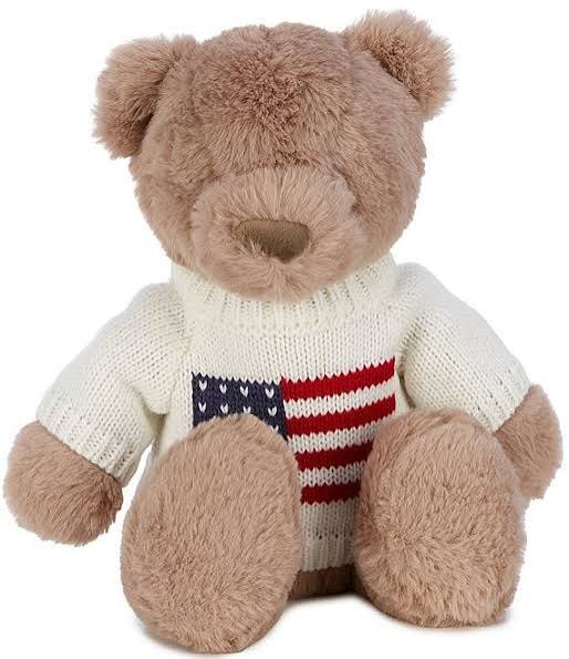 USA Flag Sweater Teddy Bear