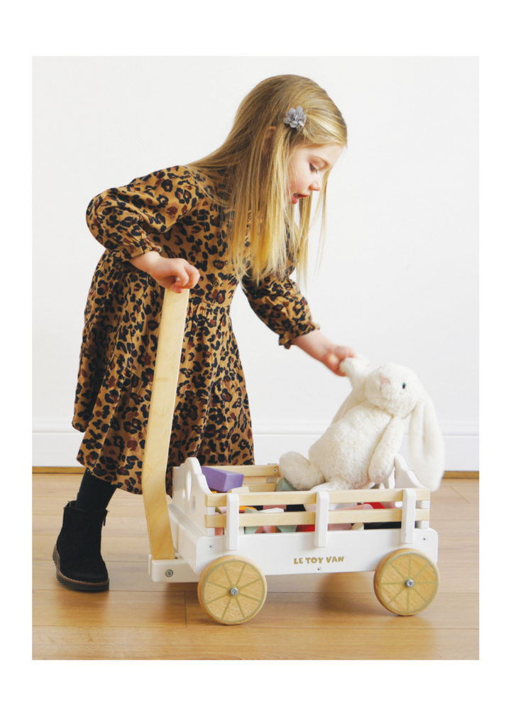 Le Toy Van wooden pull along wagon
