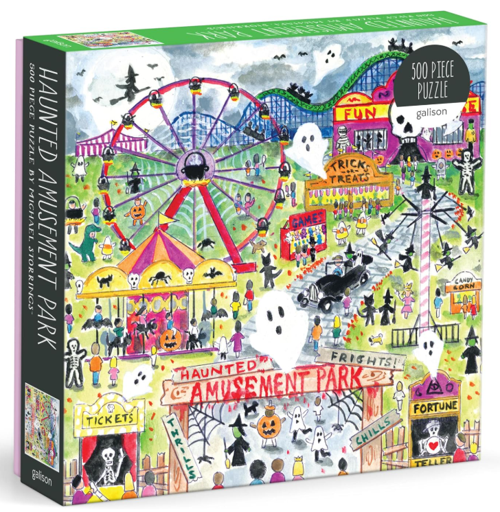 Haunted Amusement Park Michael Storrings Puzzle 500pc