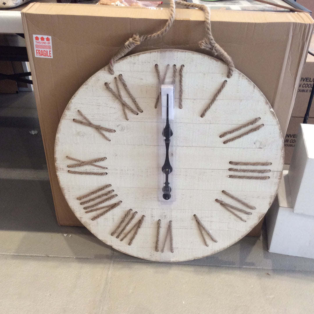 Wall hanging rope clock 65% off Sale